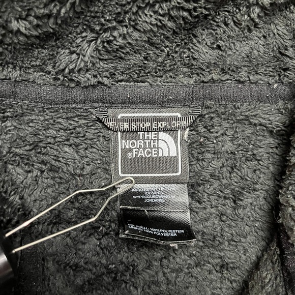 The North Face Fleece Jacket Womens S Black Osito Full Zip High Pile Soft Fuzzy - Picture 6 of 10